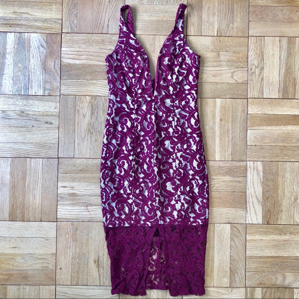 Elegant Bardot Lace Dress